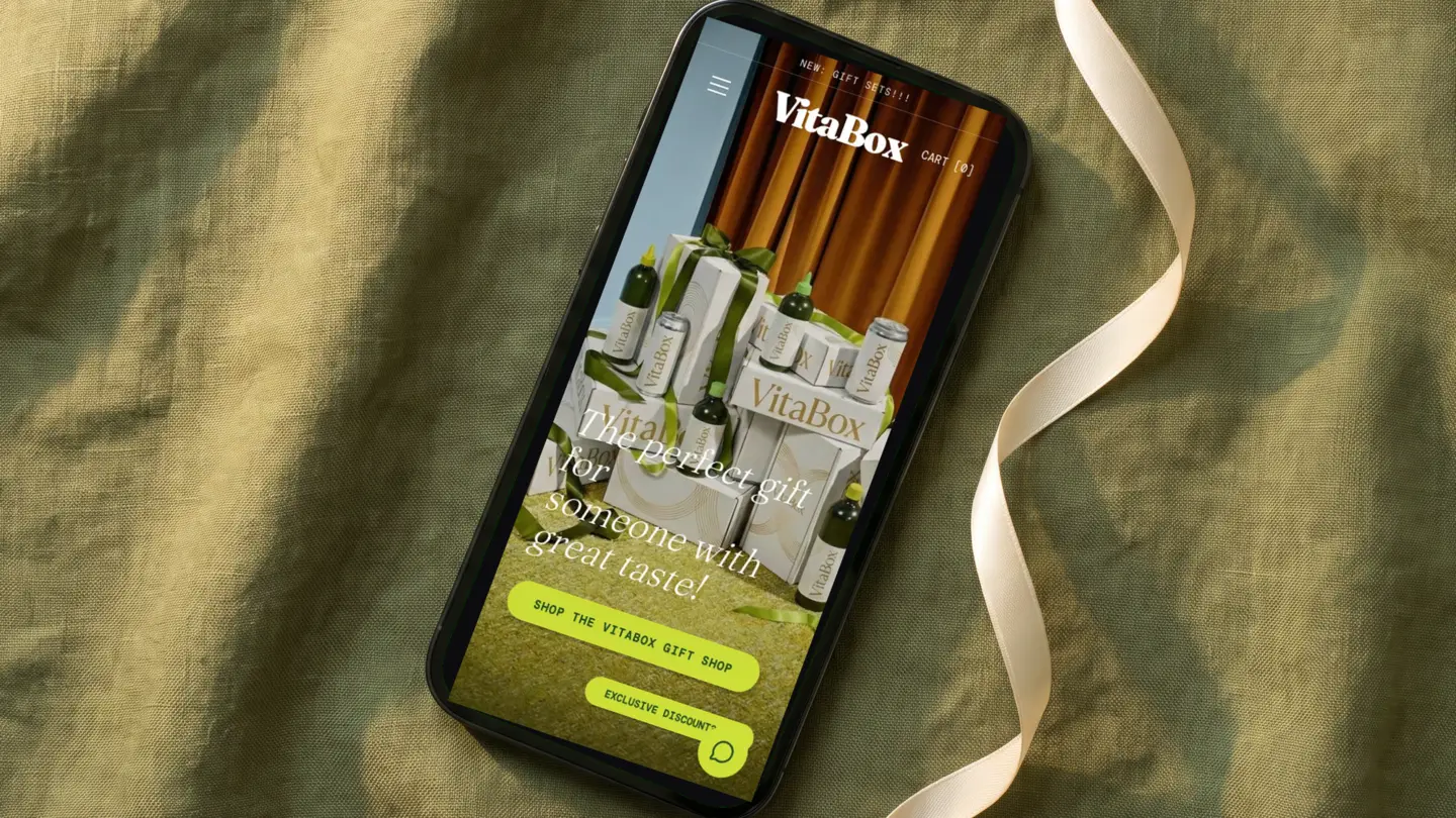 VitaBox on a phone